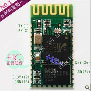 

[BELLA](Slave ) HC-06 Bluetooth serial module Bluetooth Serial Adapter Bluetooth to Serial (A3N3)--5PCS/LOT