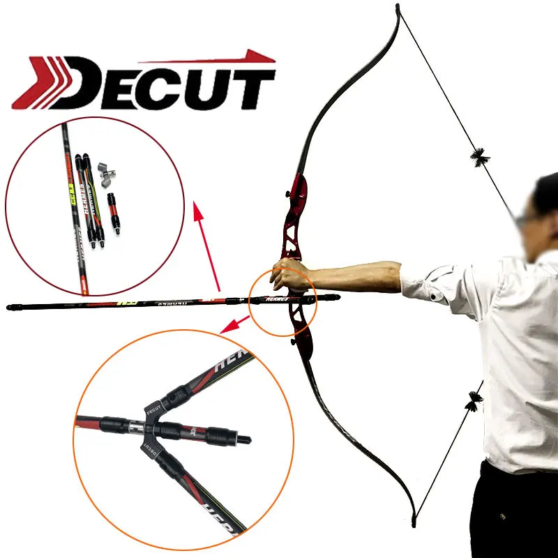 30inch Recurve Compound Bow Carbon Fiber Stabilizer System Make Bow