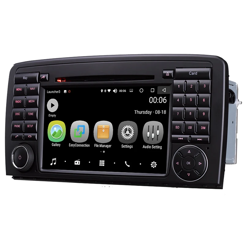 Clearance Android 2 Din 7inch DVD Car Audio Navigation System For Benz R W251 R280 R300 R320 R350 R500 With Standard Car Multimedia Player 10