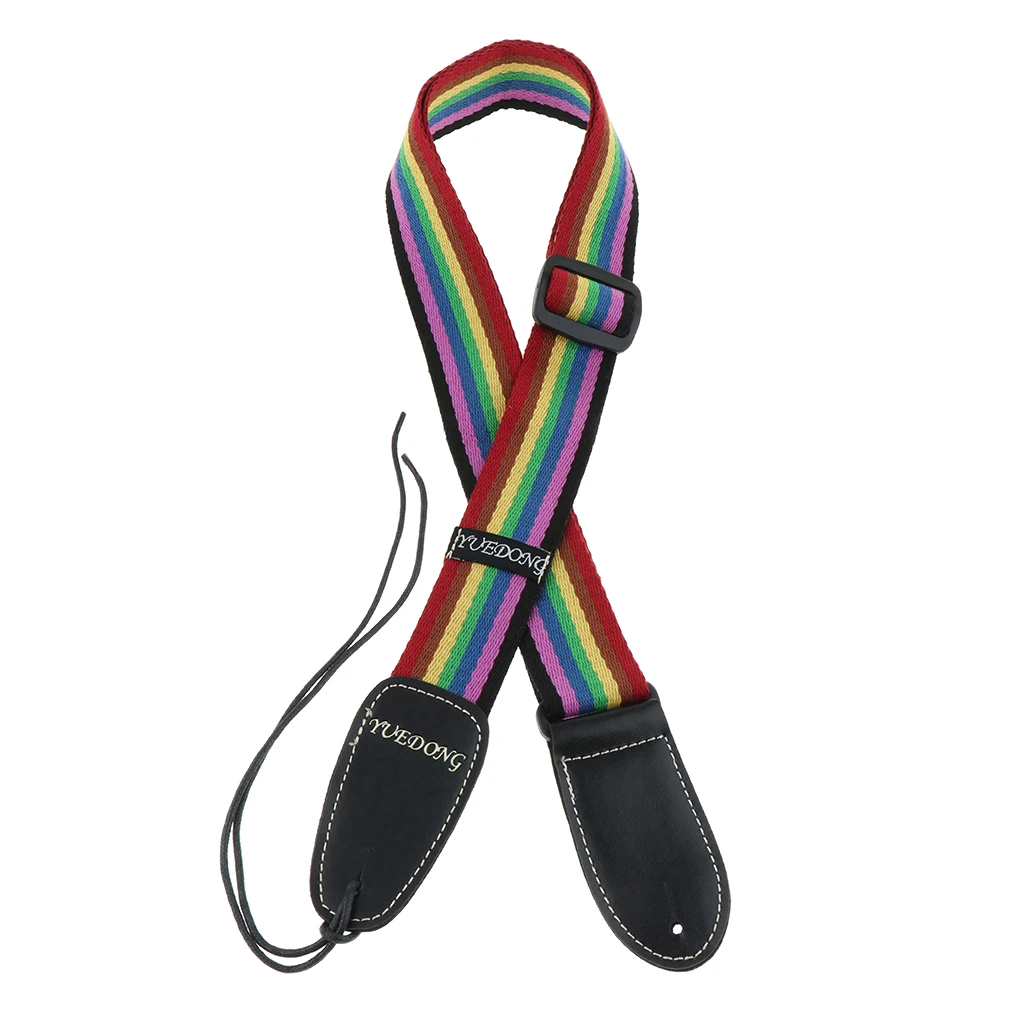 Tooyful Durable Cotton Ukulele Strap Hawaii Guitar Belt Musical Instrument Perform Accessory