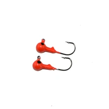 5 шт./лот Джиг Головка привести голову крюк 7 г мягкого червь крючки Красный softbait крюк привести вес Рыболовные Крючки