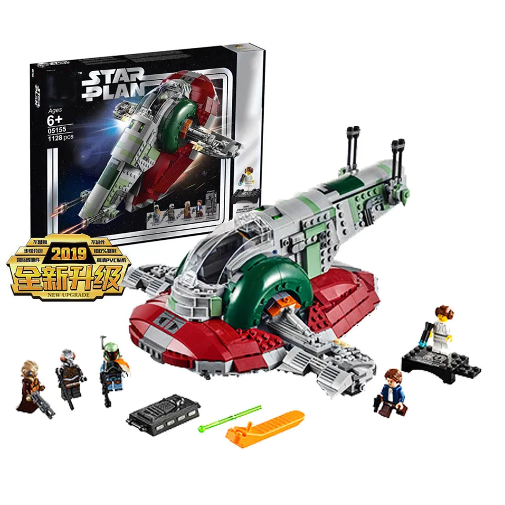 

Presell 2019 New 75243 20th Anniv. Slave I Compatible LegoING Star Wars Set Building Block Toys for Children Christmas Gift