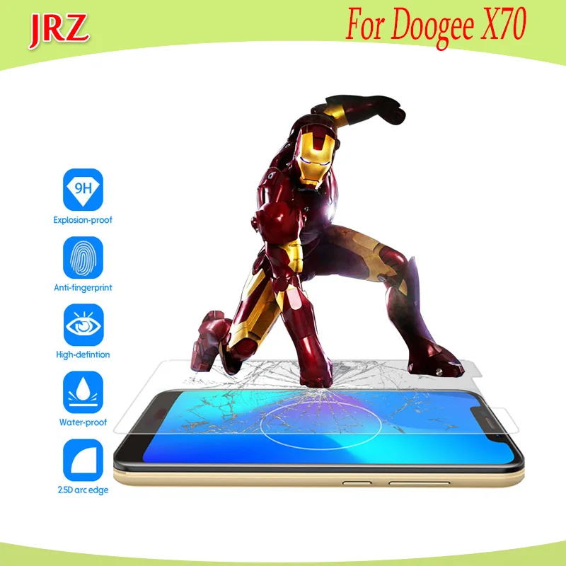 JRZ закаленное стекло Для Doogee X70 Защитная пленка для экрана Замена телефона легко