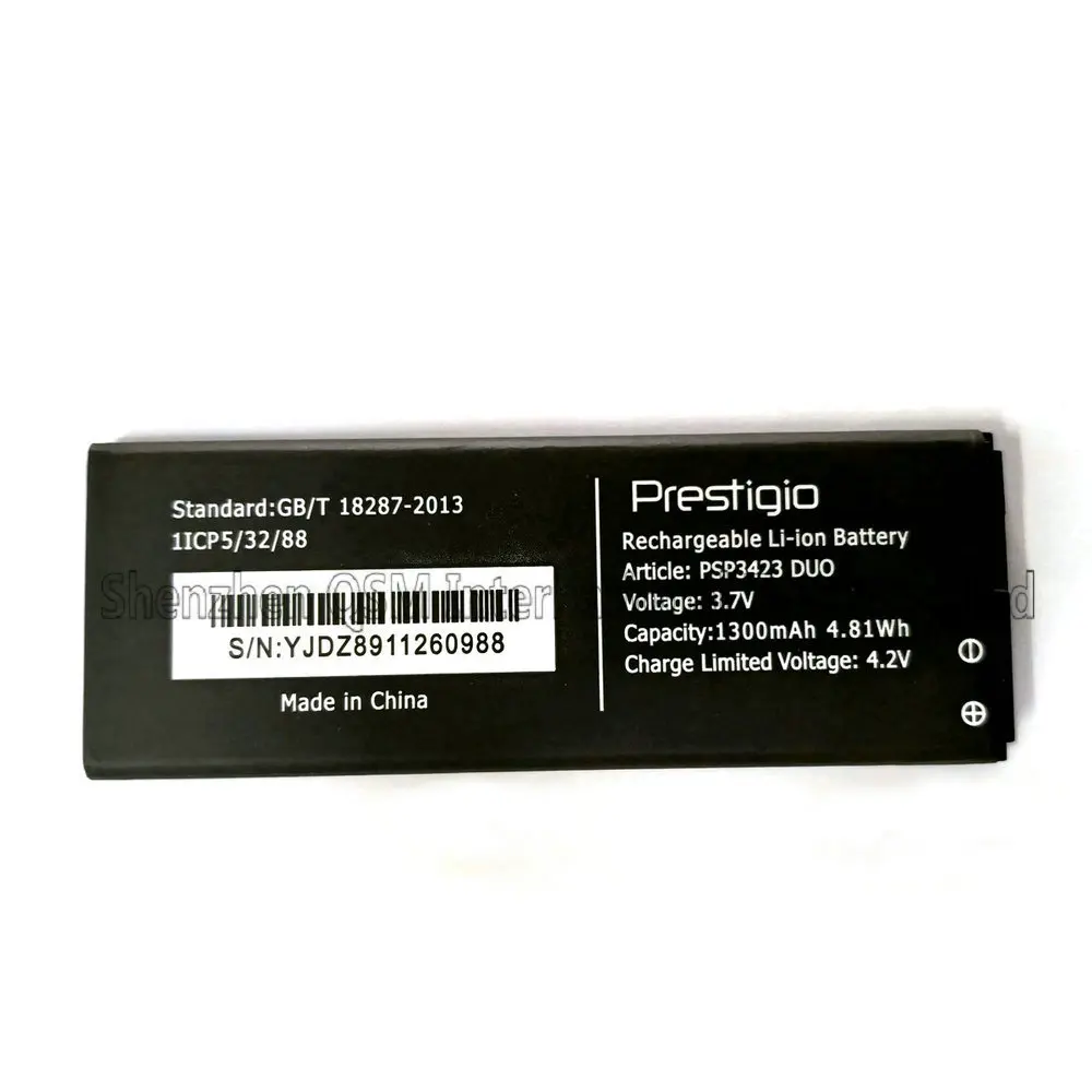 

2019 New PSP3423 1300mAH Battery Replacement For Prestigio Wize R3 PSP 3423 DUO PSP3423DUO Mobile Phone in stock+ track code