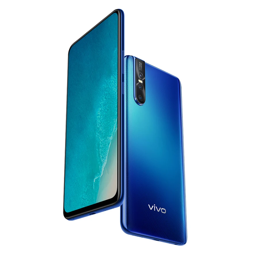 Глобальная версия,, Vivo V15 Pro, 6,39 дюймов, 48 МП, 6 ГБ, 128 ГБ, четыре ядра, мобильные телефоны Snapdragon 675, встроенный экран, отпечаток пальца, мобильный телефон