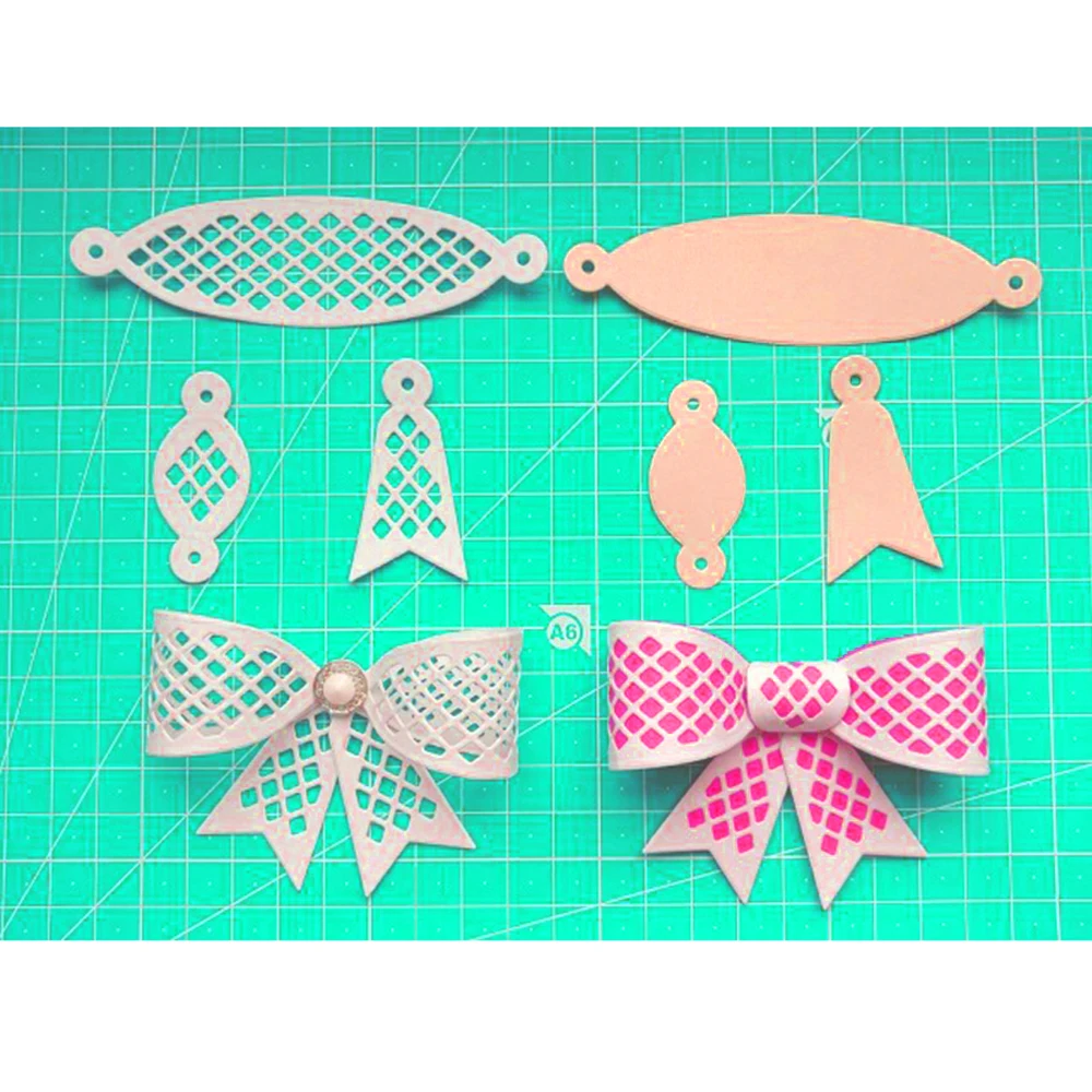 

3pcs/set scrapbooking DIY Carbon Sharp Metal steel cutting die Bow tie set Shape Book photo album art card Dies Cut