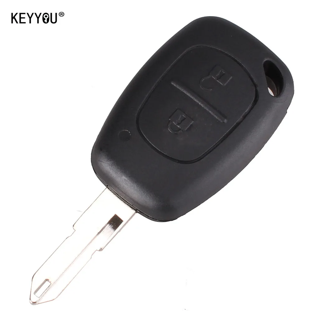 KEYYOU, 2 кнопки дистанционного ключа, брелок, чехол, пустой для Vivaro Movano, Renault, traffdex KANGOO, для NISSAN