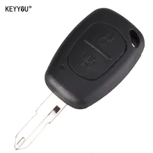 KEYYOU 2 Button Remote Key Fob Shell Case Blank For Vivaro Movano Renault Traffic KANGOO For NISSAN Free shipping
