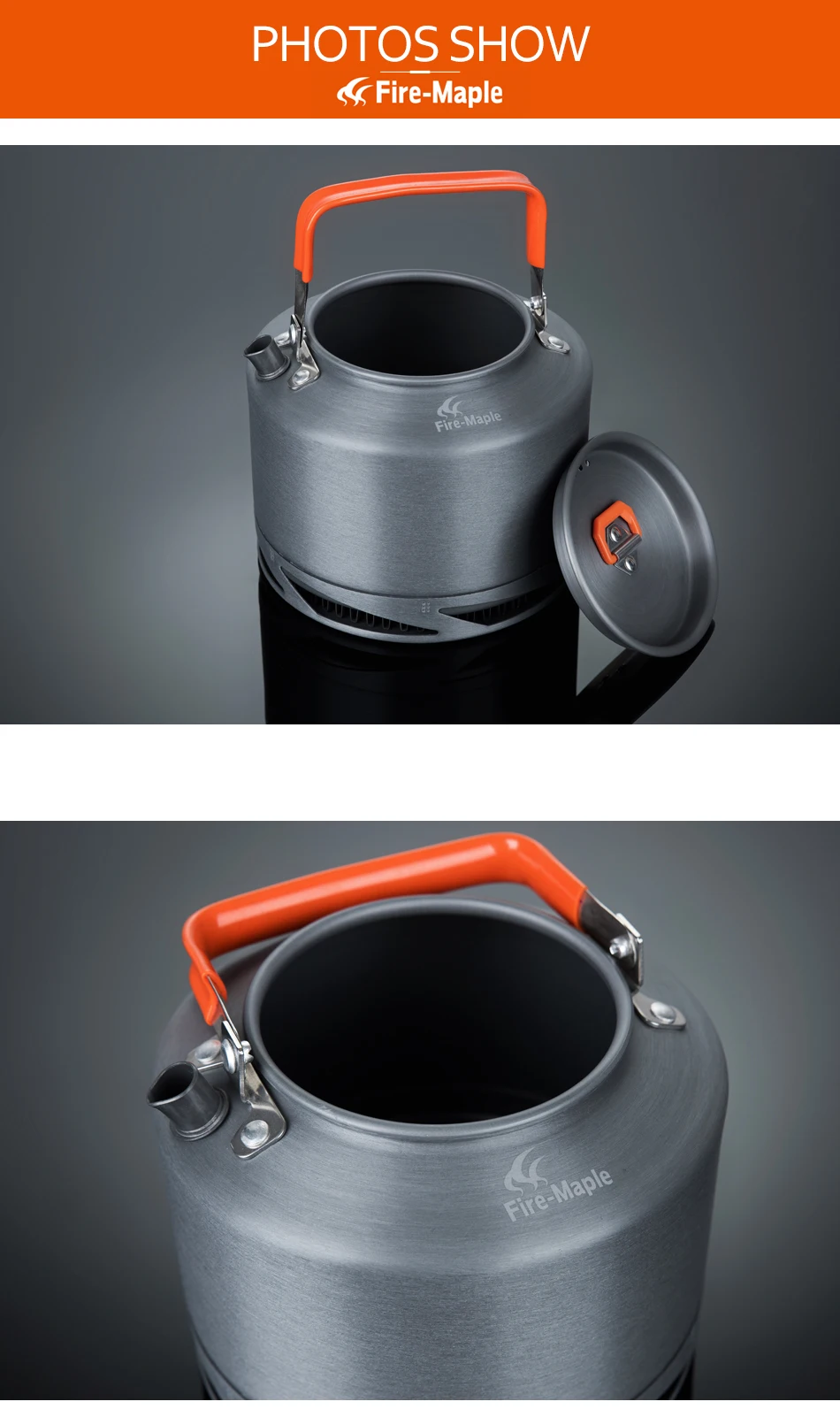 Огненный Клен Открытый Кемпинг Pinic теплообмен чайник кофе чай горшок 1.5L с термостойкой ручкой чай фильтр FMC-XT2