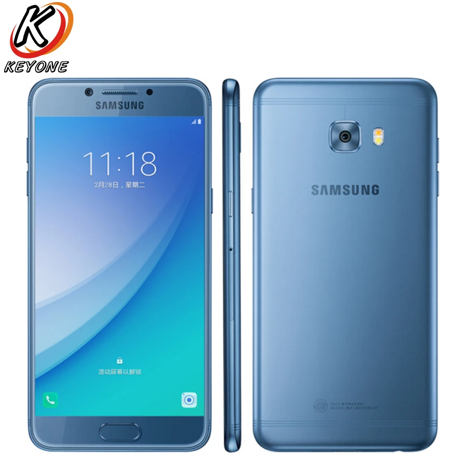 New Samsung Galaxy C5 Pro C5010 Mobile Phone 5.2" 4GB RAM 64GB ROM Snapdragon 626 Octa Core 16.0MP Dual SIM SmartPhone