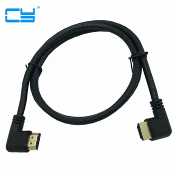 

HDMI 2.0 4K 3D Dual 90 Degree Right Angled HDMI Male to Right Angled HDMI Male HDTV Cable for DVD PS3 PC 15cm 50cm 100cm