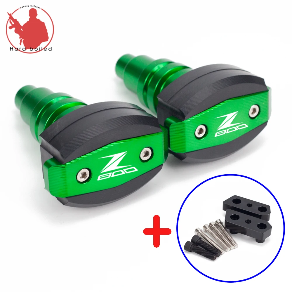 

Motorcycle CNC Aluminum Left and Right Frame Slider Guard Anti Crash Protector For Kawasaki Z800 Z 800 2013 2014 2015 2016 2017