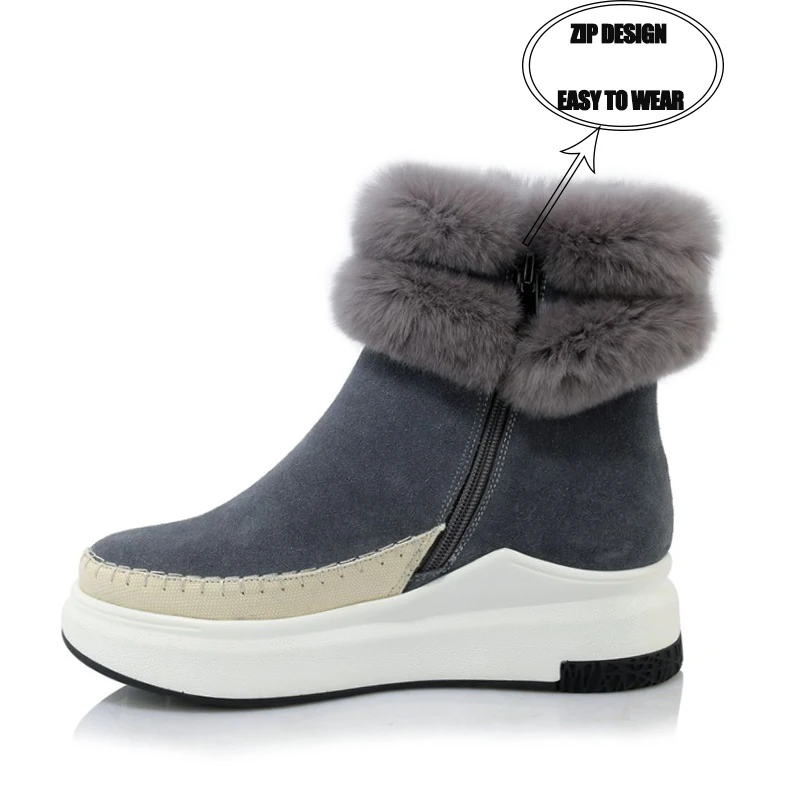 WETKISS 2018 Brand Women Ankle Boots Suede Leather Fashion Fur Zipper Wedges Shoes Woman Platform Winter Boots Female Footwear WETKISS 2018 Brand Women Ankle Boots Suede Leather Fashion Fur Zipper Wedges Shoes Woman Platform Winter Boots Female Footwear