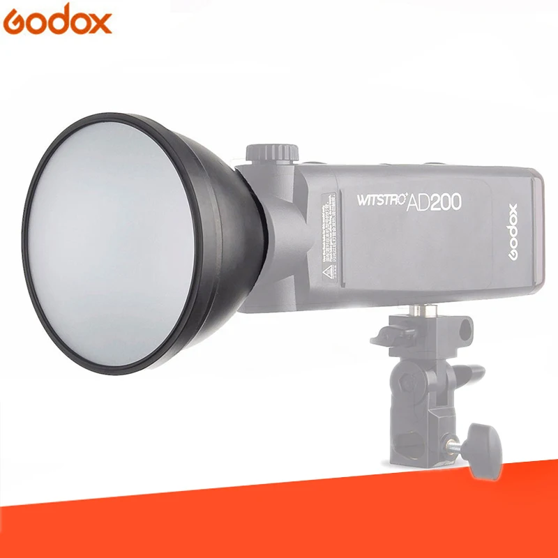 

Godox AD-S2 Standard Reflector with Soft Diffuser for Godox AD200 AD180 AD360 AD360II Flashes