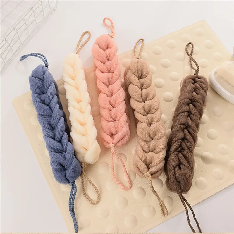 

Long Hanging String Bath Ball Bath Body Washing Tools Accessories Bathing Flower Long Rubbing Bath Brush For Back Towels A1