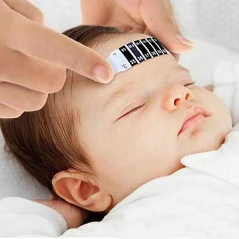 Младенческая Детская Температура Лоб полоса головы тестовый термометр стикер