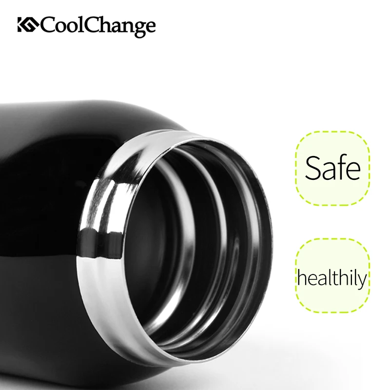 CoolChange 500 мл термальная Вакуумная бутылка для воды из нержавеющей стали