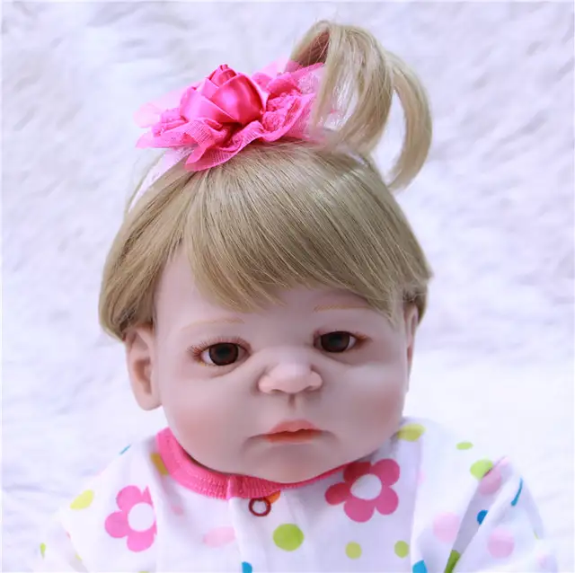 22 Reborn Babies Dolls Full Silicone Body Fake Baby Girl Dolls