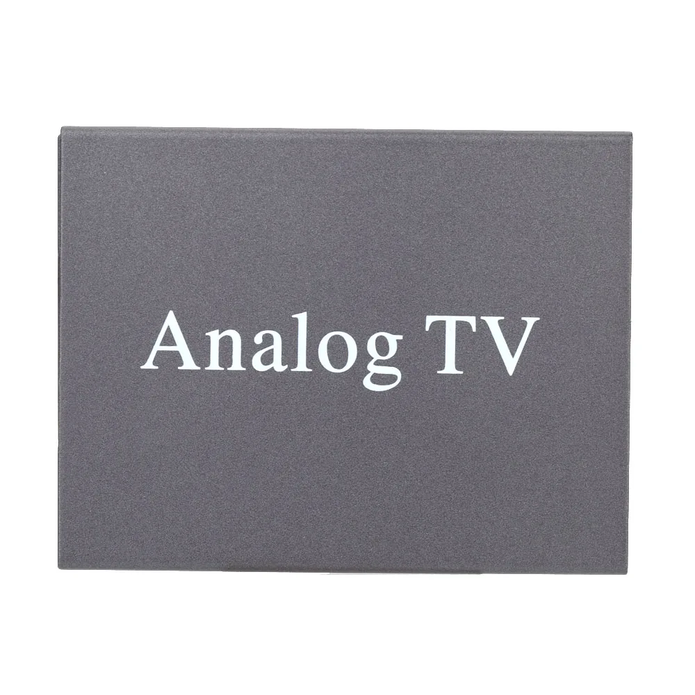 Супер мини металлический Дизайн DVB автомобиль DVD ТВ коробка приемник легко Установка Мониторы аналоговый ТВ тюнер сильный сигнал коробка с телевизионные антенны