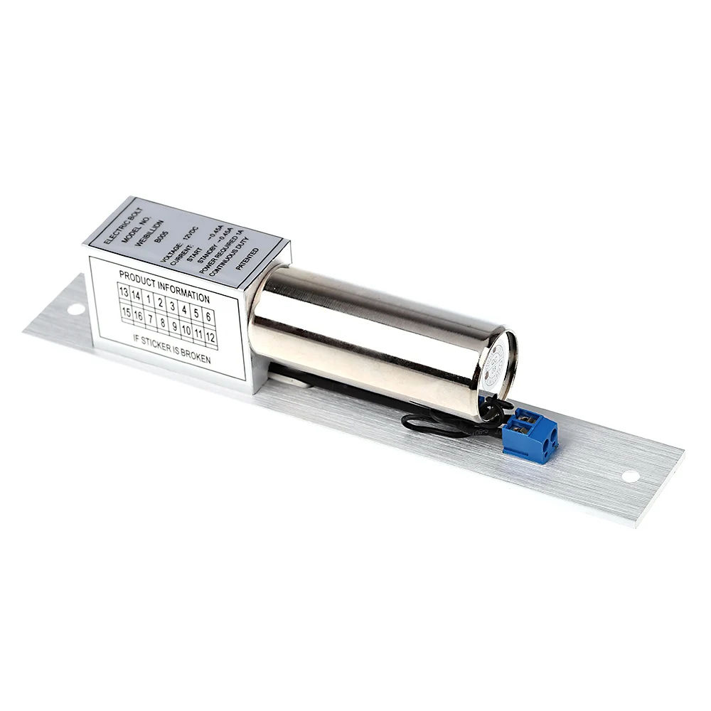 

12v Small 2-Lines Electric Drop Bolt Lock Holding Force Access Control Door Lock Electronic Lock For Access Control