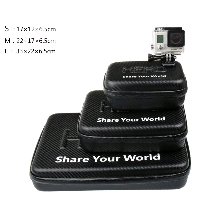 Дорожная коробка для хранения и коллекций водонепроницаемая сумка Gopro hero 8 7 6 3 + 4