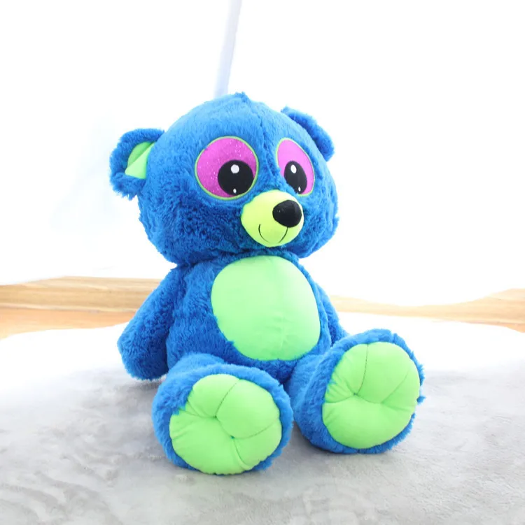 Fluorescente de kawaii oso de peluche 70 cm pequeño peluche Juguetes animales rellenos oso Muñecas suave niños Juguetes niños regalo peluche