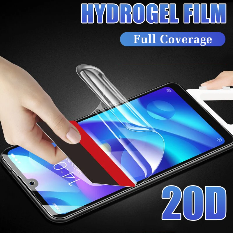 

20D Full Cover Hydrogel Film On The For Xiaomi Redmi K20 Note 7 6 5 Pro Screen Protector For Xiaomi Redmi 7 6 5 Film Not Glass
