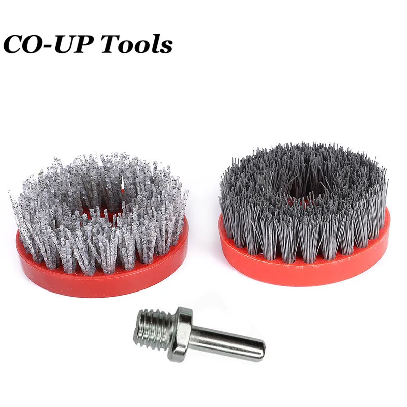 

1pc Round Abrasive Brush 110mm Resin Brush Surface Grinding Stone Processing Cleaning Impurity of Concrete Antique brush