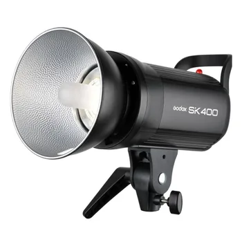 

Godox SK400 Professional Studio Flash SK Series 220V Power Max 400WS GN65 with Lamp + Standard Reflector + Charger