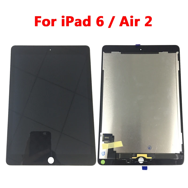 

New LCD 9.7" For Apple Ipad Air 2 ipad 6 A1567 A1566 Full Lcd Display With Touch Screen Digitizer Panel Assembly Complete