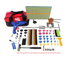 PDR Инструменты Paintless Dent Repair Tools НДР Вмятина Съемник Дент Удаление Клей Вкладки Стороны Присоски Набор Инструментов Инструментарий Herramentas