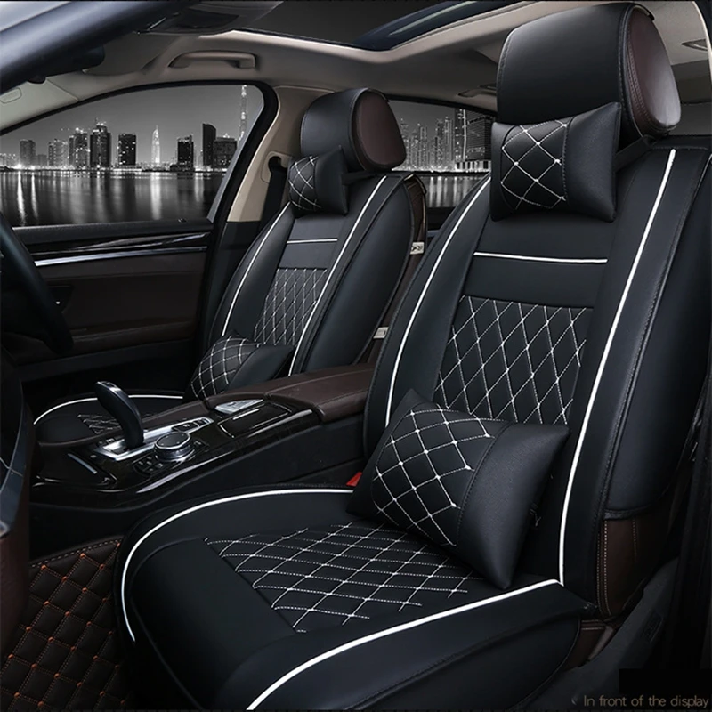 2 X frentes Land Rover Defender-Resistente Negro Resistente Al Agua Fundas De Asiento De Coche