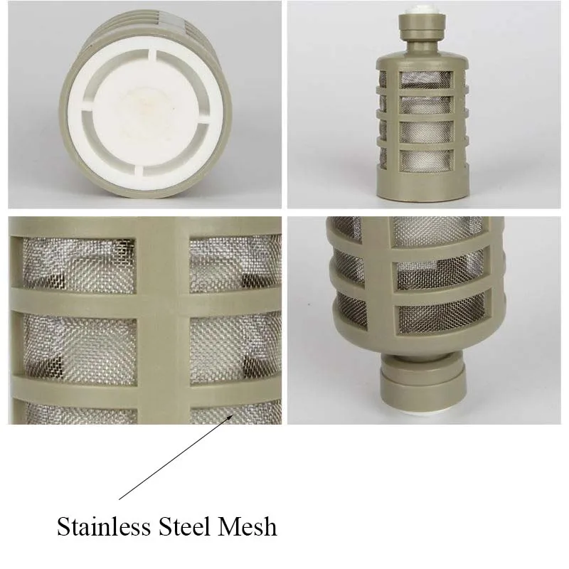 1/4 дюйма(6,5 мм) Размер Автоматическая помпа воды входной фильтр для насоса с сеткой из нержавеющей стали внутри