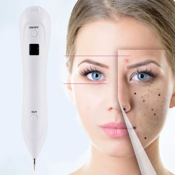 

Mole Remover Removal Pen Tool Kit USB Charging with Replacement Needles for Face Dark Freckle Age Spot Pigmentation Nevus