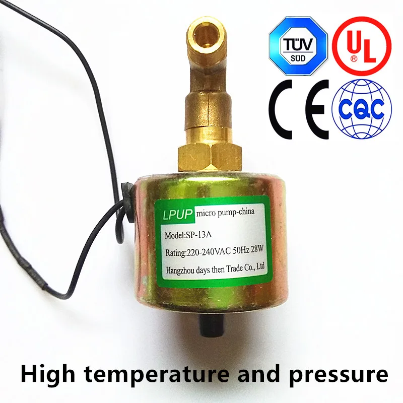 

Coffee machine High-pressure electromagnetic pump Model SP-13A Power 220-240VAC-50Hz Power 28W