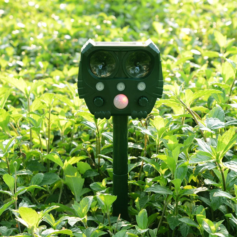 

Solar Animal Drivers Outdoor Making / cat Driver Garden Orchard Bird Repeller Ultrasonic Infrared Sensor Command Device
