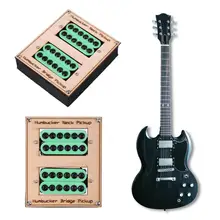 2 unids/caja cerámica verde imán pastillas Humbucker guitarra eléctrica para Gibson Les Paul