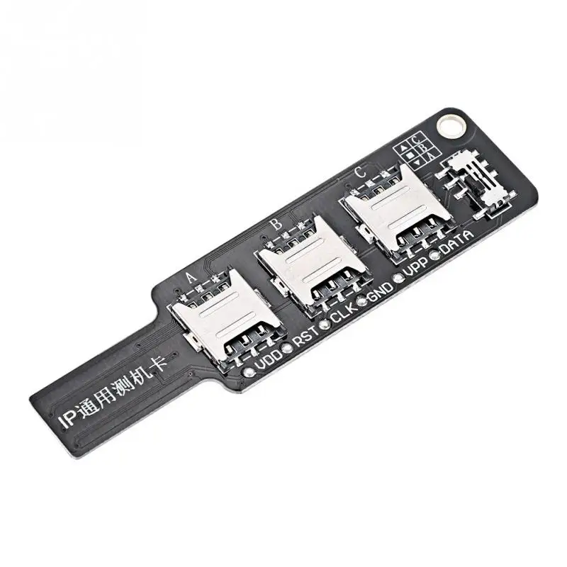 

3 In 1 Universal IP Test Card for iPhone Android Signal Testing Tool Mobile Phone SIM Test Card for Samsung Xiaomi Huawei Phone