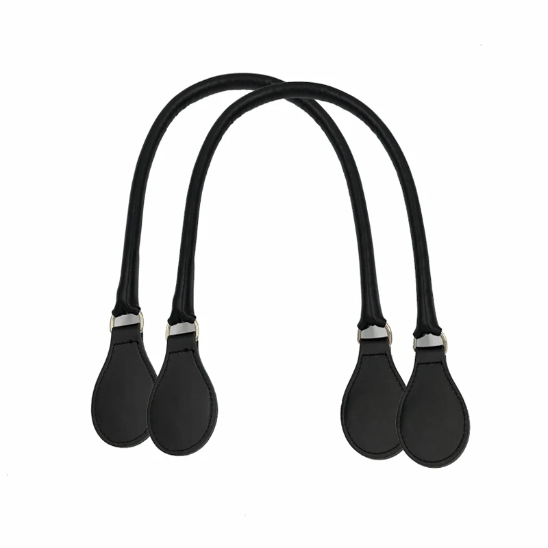 Faux Leather round handles Belt Handle D Buckle Drops for Classic Mini Obag Basket Bucket City Chic O Bag Handbag accessories wristlet beads