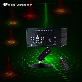 

Remote RGB 120 Patterns 5 Lens Laser Projector Stage Lighting Effect Projector Light DJ Dance Bar Xmas Party Disco Show Lights