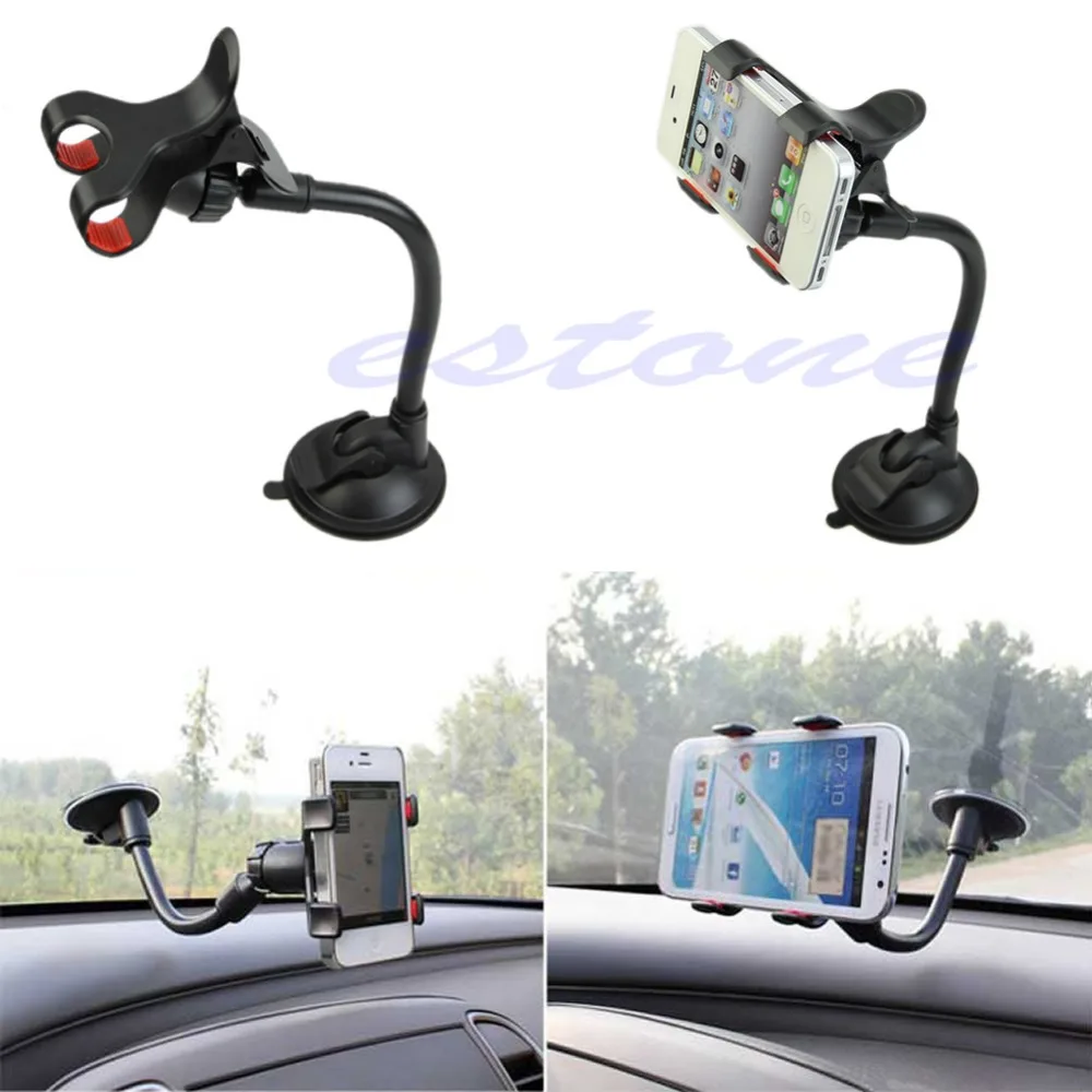 360 Degree Rotating Car Windshield Mount Holder Stand Bracket For