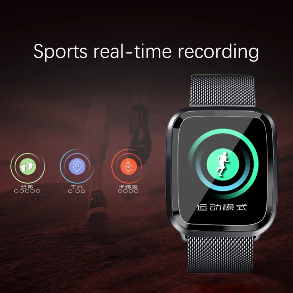 

L18 Smart Bracelet Water-Resistant HD Color Screen Band Sedentary Reminder/Blood Oxygen/Sleep Monitor for iOS Android