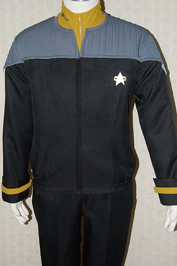 Star Trek NEM Duty Uniform Halloween Cosplay Costume Nemesis Jacket+shirt+badge 