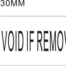 Заводская Прямая 10*30 мм матовая Серебряная пустая наклейка гарантия безопасности печать этикетка оставляющая слово "пустота" если удалена! Универсальный