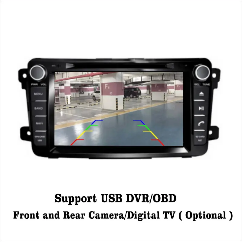 Cheap Liislee Android 7.1 2G RAM For Mazda CX-9 2007~2015 Car Radio Audio Video Multimedia DVD Player WIFI DVR GPS Navi Navigation 4