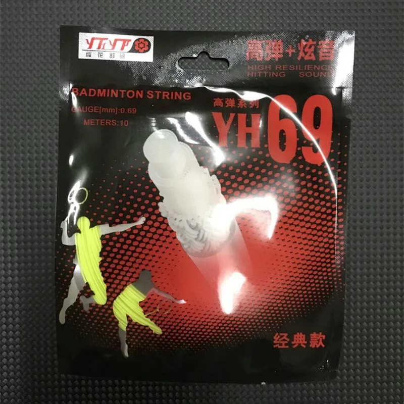 

Good Badminton Rackets String Badminton Line Good Quality Hitting Soud High Resilience 0.69mm Use For Racquet Bulk <=28lbs L652