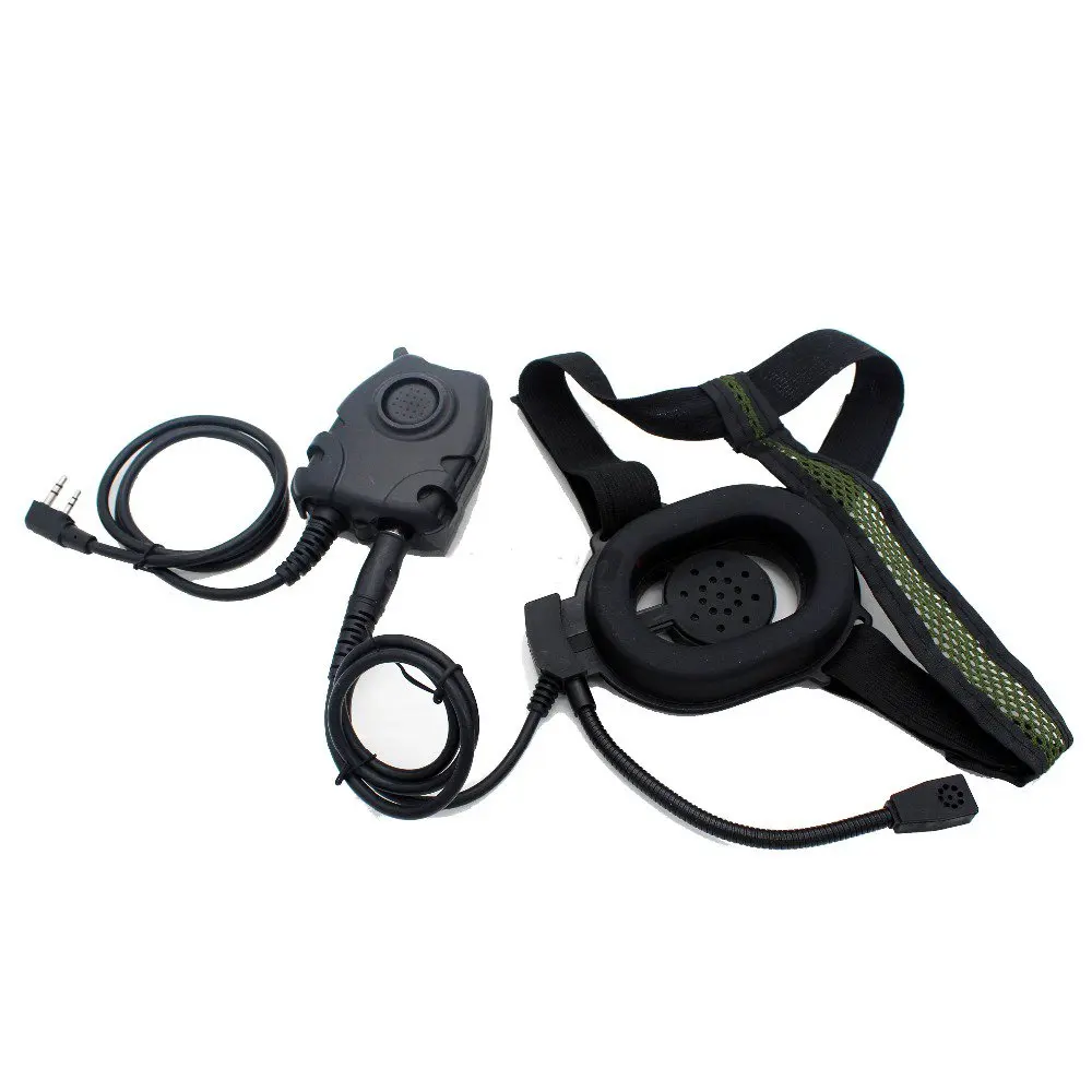 XQF-HD01-Z-Tactical-Bowman-Elite-II-Headset-with-Peltor-Style-PTT-For-Kenwood-BaoFeng-Two