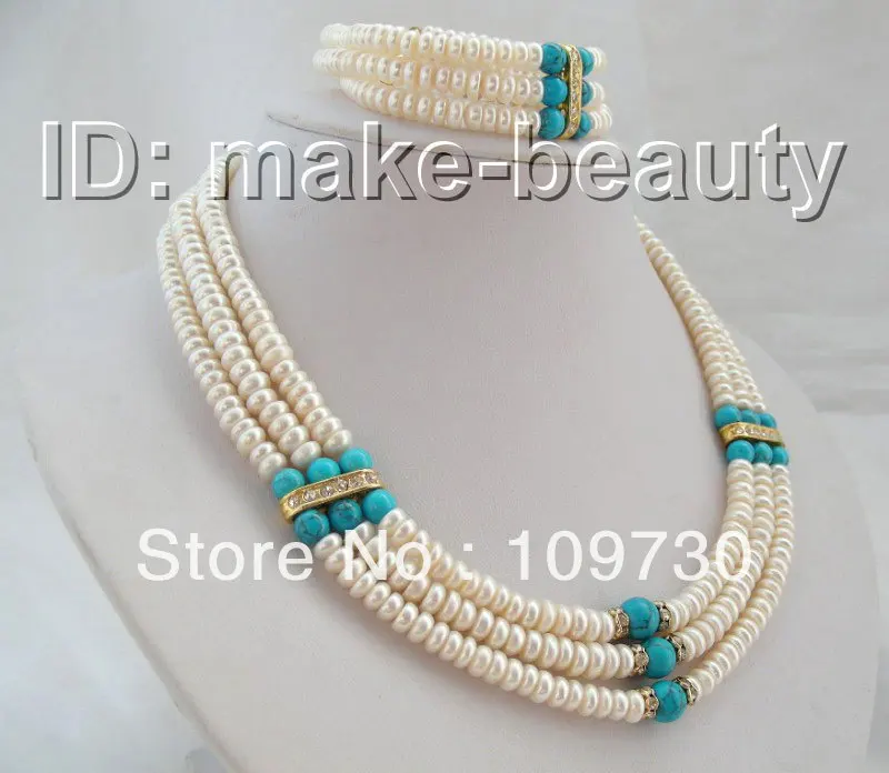 

Jewelry 00421 CLASSIC 3rows 8mm baroque white pearls red coral necklace bracelet a set can choose (A0516)
