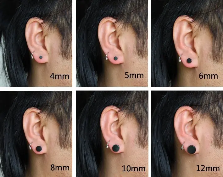 8mm 10pc Black Mens Stainless Steel Barbell Back Earrings Ear 8mm 10pc Black Mens Stainless Steel Barbell Back Earrings Ear Stud Fashion Free Shipping In From Jewelry Accessories On