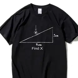 Hanhent забавные тригонометрические функции для мужчин математическая футболка Повседневная Хлопковая мужская футболка 2018 летняя Фитнес